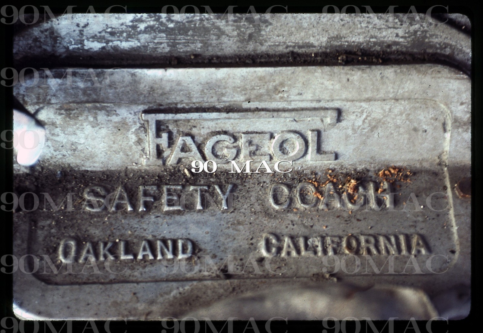1927 FAGEOL SAFETY COACH. Spokane (WA). 4 Original Slides 1991.