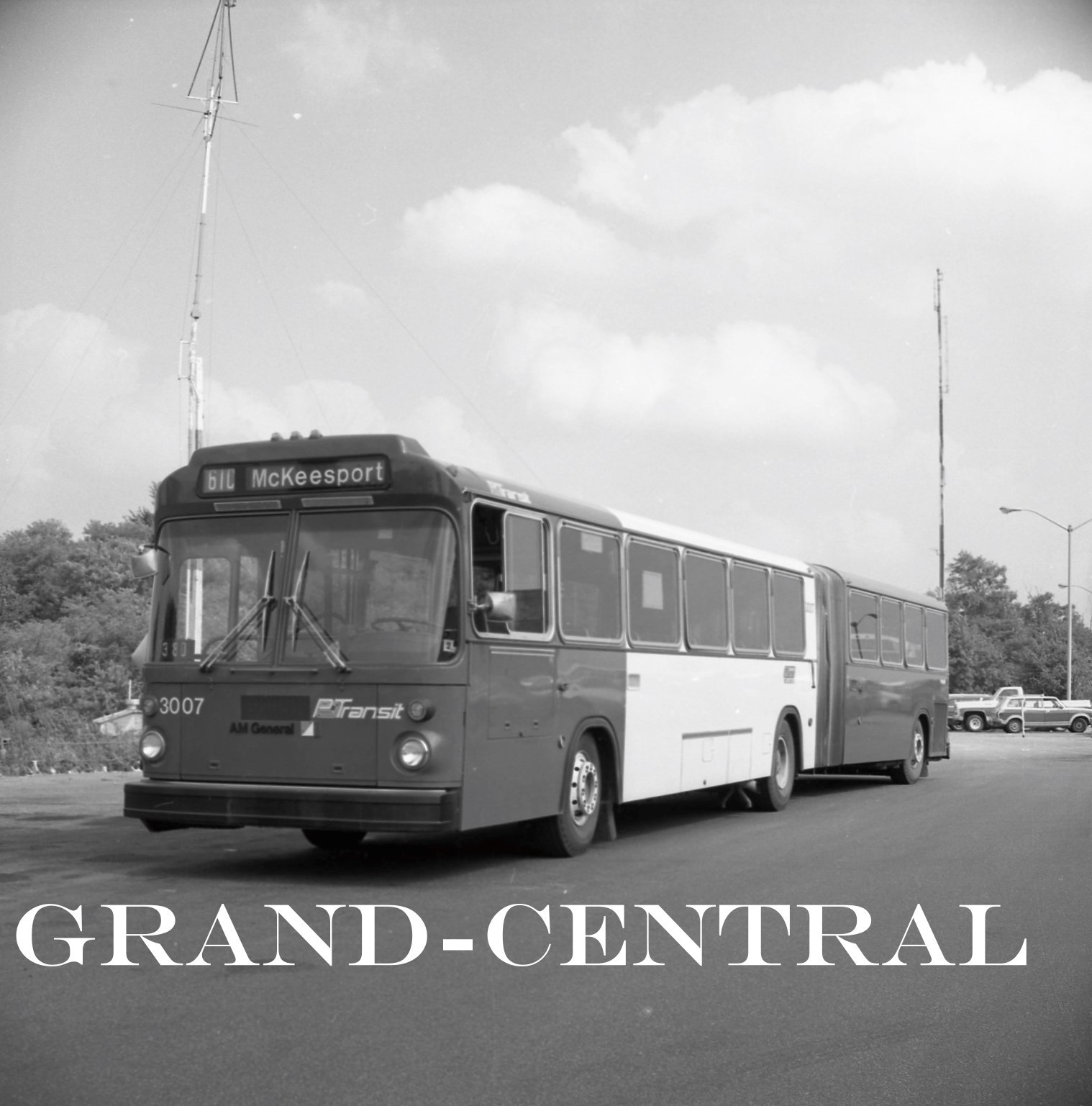 ORIGINAL PAT PITTSBURGH BUS NEGATIVE PATRANSIT #3007 PITTSBURGH PA